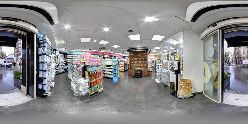 Visite virtuelle 360 de Grande pharmacie convention - Paris
