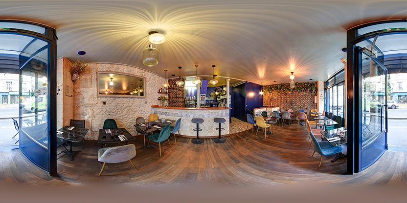 Visite virtuelle 360° de La Locanda di Pulcinella à Paris – Pizzeria – Webvisite