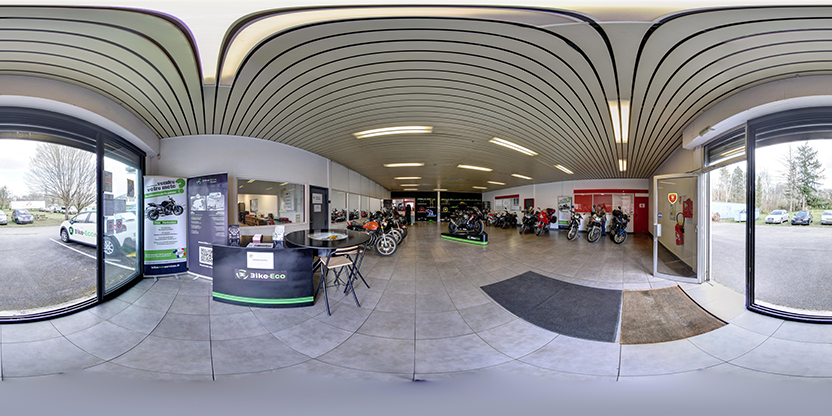 Visite virtuelle 360° de Gam Motos Parts à Pressigny-les-Pins – Concessionnaire de motos – Webvisite