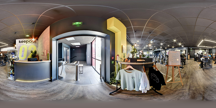 Visite virtuelle 360° de Keepcool - Saint-Médard-en-Jalles à Saint-Médard-en-Jalles – Centre de fitness – Webvisite