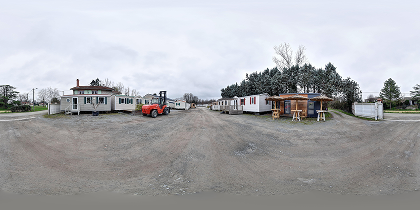 Visite virtuelle 360° de Halles Foreziennes Mobil Home à Feurs – Concessionnaire automobile – Webvisite