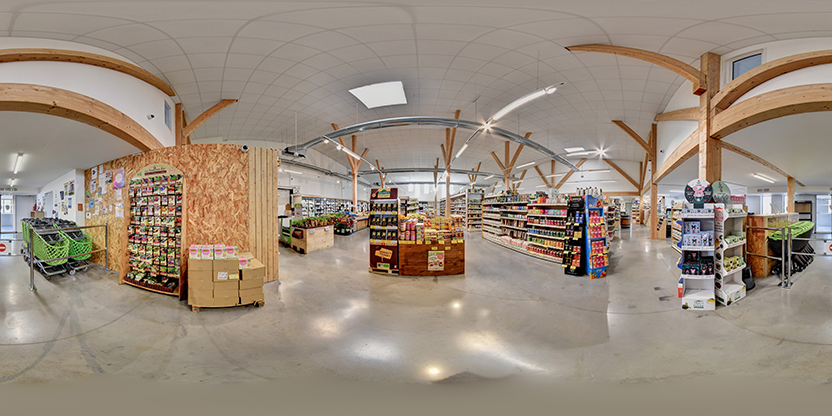Visite virtuelle 360° de Clarabio à Saint-Marcel-lès-Valence – Magasin d'alimentation bio – Webvisite