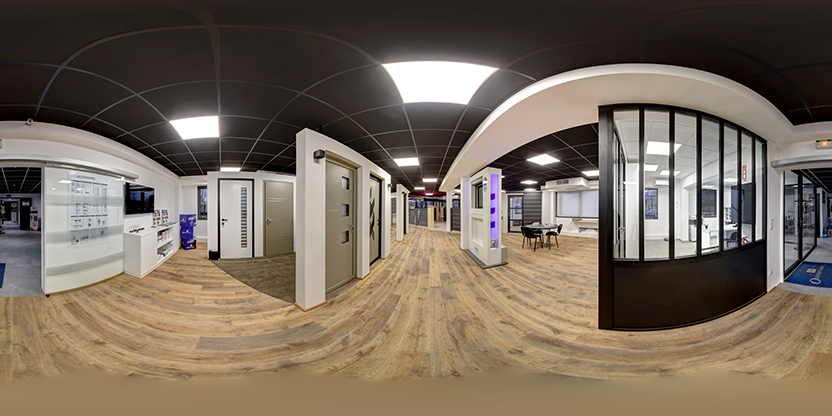 Visite virtuelle 360° de FMP OuvertureS Nozay à Nozay – Menuisier – Webvisite
