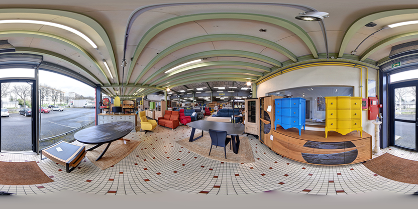 Visite virtuelle 360° de La Chaise de Bois à Angers – Magasin de meubles – Webvisite