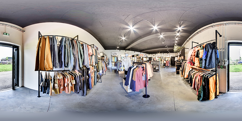 Visite virtuelle 360° de Picture Organic Clothing à Cébazat – Magasin d'articles de sports – Webvisite