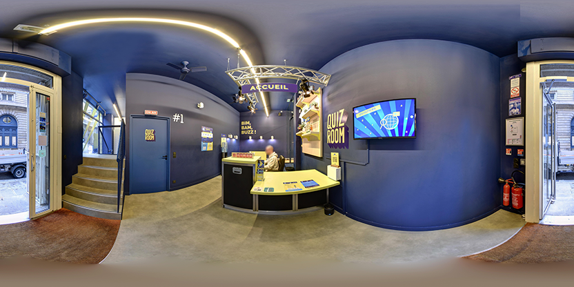 Visite virtuelle 360 de Quiz Room Paris Odéon - Paris