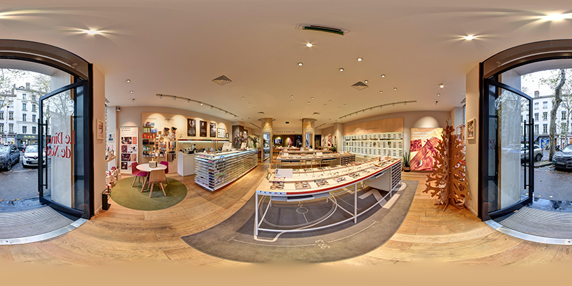 Visite virtuelle 360° de Acuitis Opticien à Lyon – Opticien – Webvisite