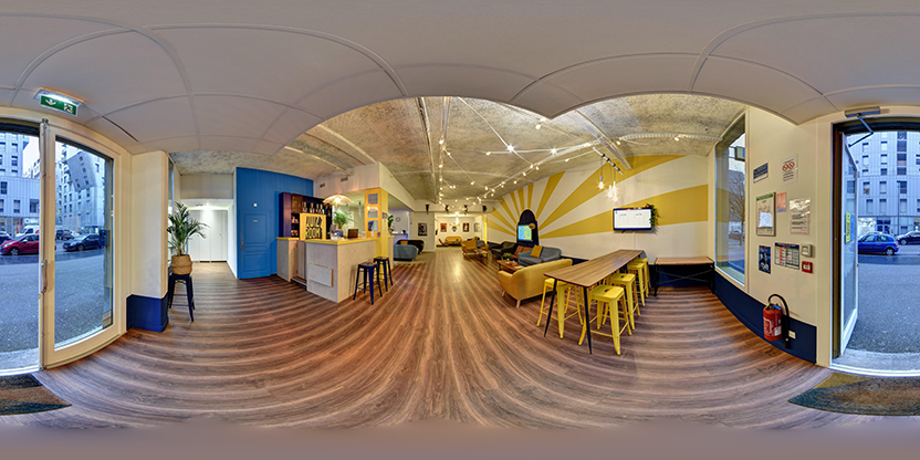 Visite virtuelle 360 de Quiz Room Lyon Confluence à Lyon – Centre de lasergame – Webvisite
