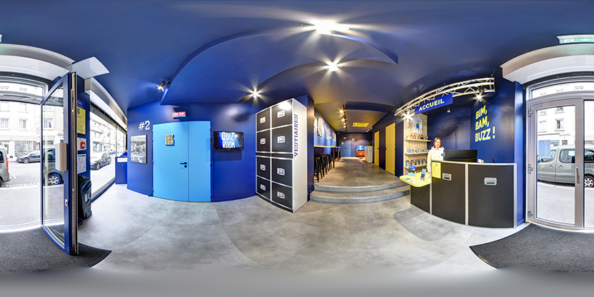 Visite virtuelle 360 de Quiz Room Tours - Tours