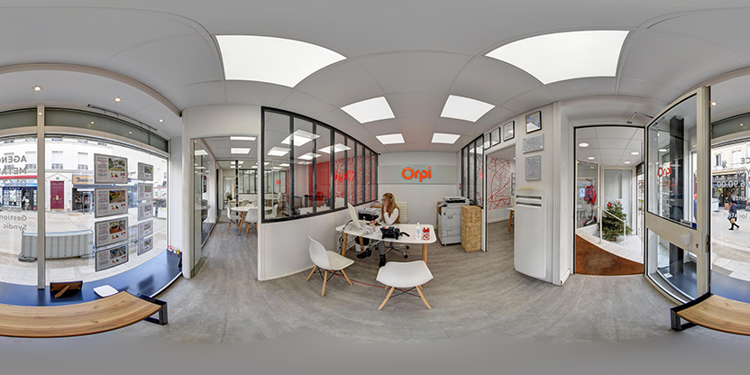 Visite virtuelle 360° de Orpi Agence Immobilière Metayer Centre Clamart à Clamart – Agence immobilière – Webvisite