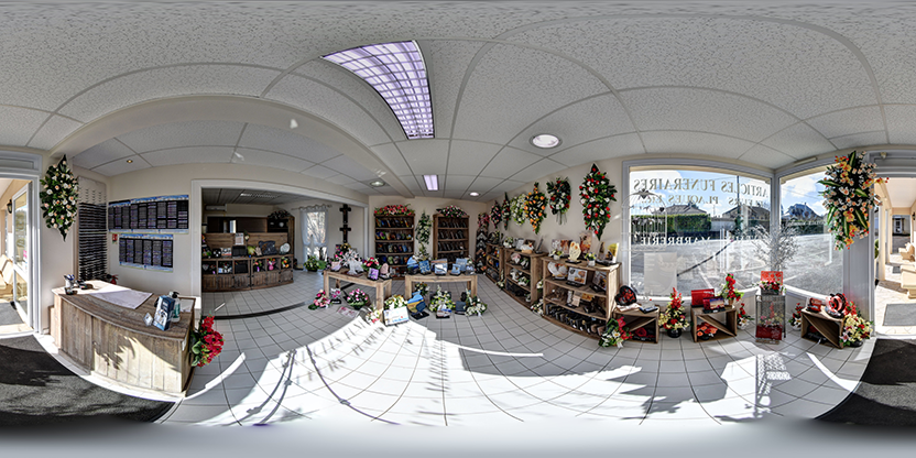 Visite virtuelle 360 de Pompes Funèbres Authier Mussidan - Mussidan