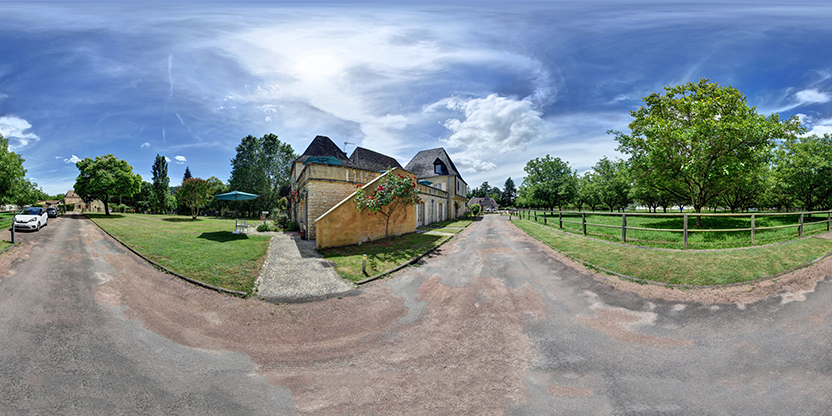 Visite virtuelle 360 de Le clos des Rives à Saint-Vincent-de-Cosse – Gîte – Webvisite