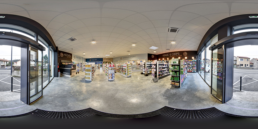 Visite virtuelle 360 de Pharmacie des Baumes - Valence