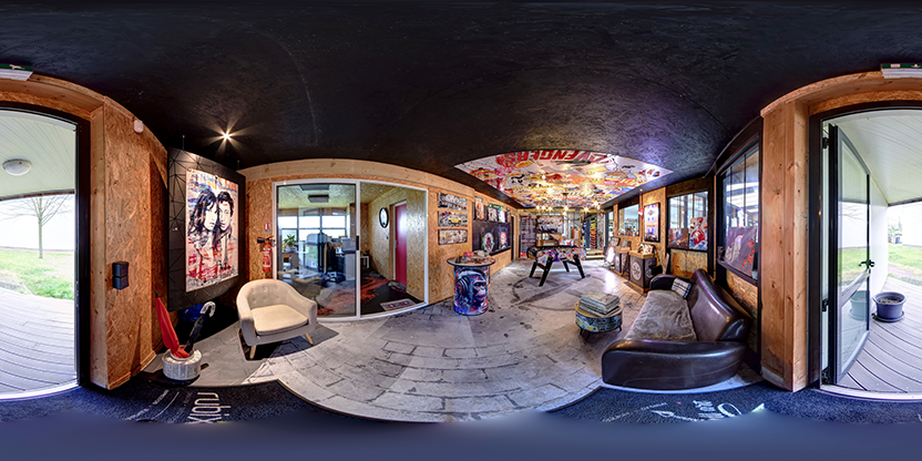 Visite virtuelle 360 de Rubix Pub Rubix Wall Art - Le Perrey