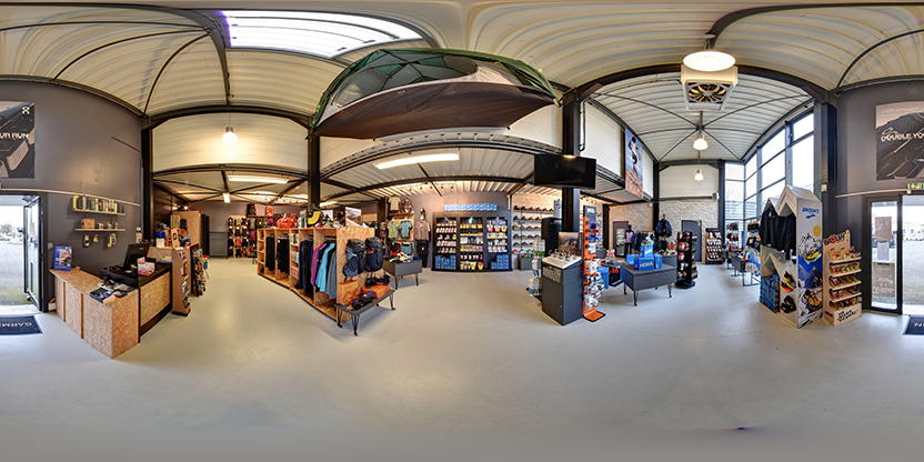 Visite virtuelle 360° de Outdoor Run Shop - Angers-Beaucouzé à Beaucouzé – Magasin d'articles de sports – Webvisite