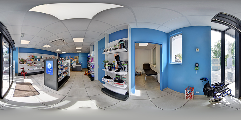 Visite virtuelle 360° de Pharmacie Rousseau à Saint-Pois – Pharmacie – Webvisite