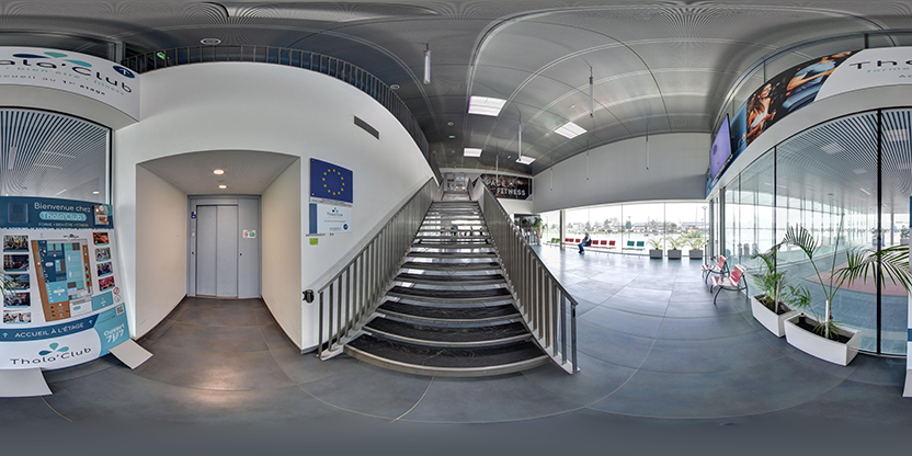 Visite virtuelle 360° de Thala'Club à Angers – Centre de fitness – Webvisite