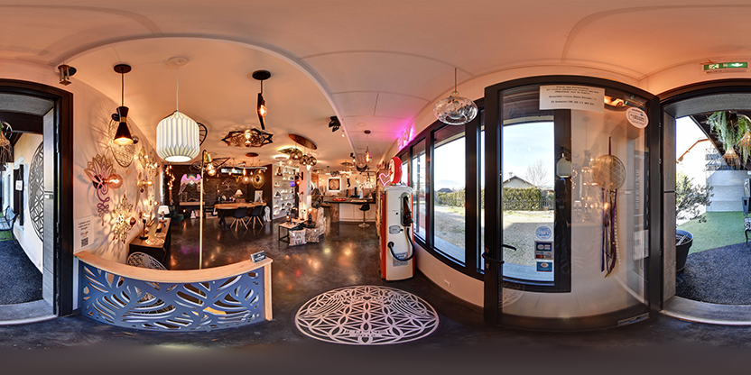 Visite virtuelle 360° de Il-umine à Annecy – Magasin de décoration – Webvisite