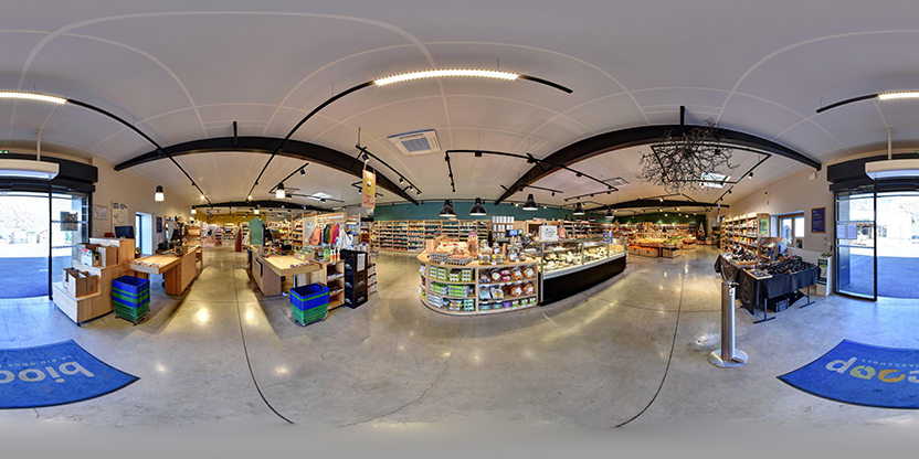 Visite virtuelle 360° de Biocoop Label Nature à Saint-Jean-de-Maurienne – Magasin d'alimentation bio – Webvisite