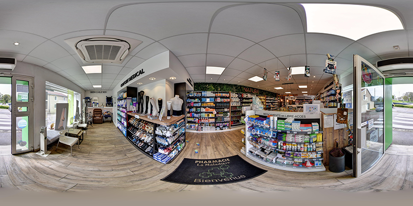 Visite virtuelle 360° de Pharmacie de la Maladière à Neufchâteau – Pharmacie – Webvisite
