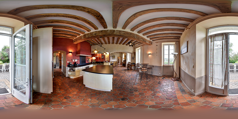 Visite virtuelle 360° de Gîte Château Montboulon à Auxerre – Gîte – Webvisite
