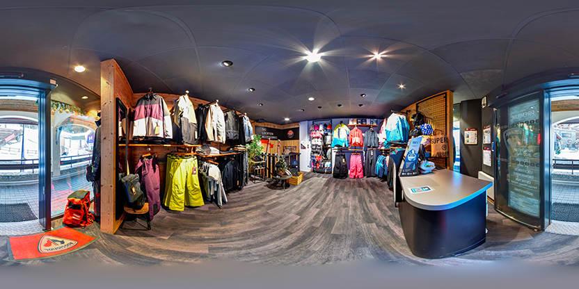 Visite virtuelle 360° de Sport 2000 Premium Oz-en-Oisans à Oz – Magasin d'articles de sports – Webvisite