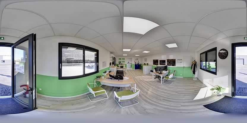 Visite virtuelle 360° de Repar'stores - Chalon-Bresse-Côte Chalonnaise à Châtenoy-le-Royal – Menuisier – Webvisite