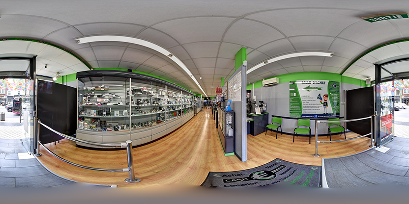 Visite virtuelle 360° de Cash Maker Calais à Calais – Dépôt-vente – Webvisite