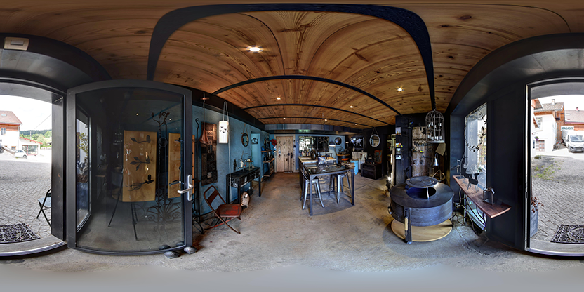 Visite virtuelle 360° de Les Ateliers du Feu - Vuillemin Benoit à Grand'Combe-Châteleu – Cheministe – Webvisite