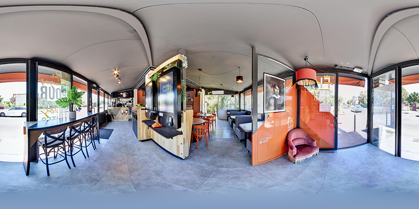 Visite virtuelle 360° de Frites Korner à Vallauris – Restaurant – Webvisite