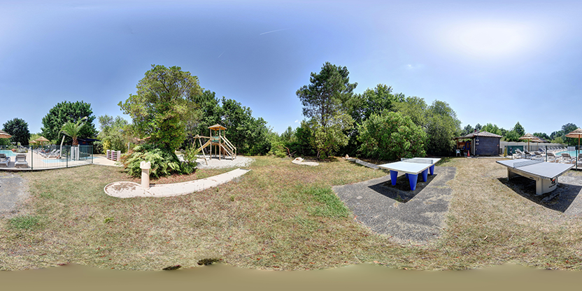 Visite virtuelle 360° de Camping en Chon les Pins à Biscarrosse – Camping – Webvisite