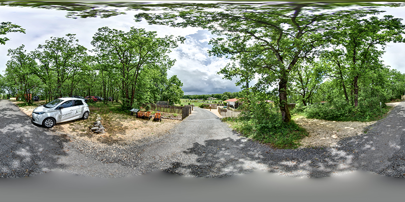 Visite virtuelle 360° de Domaine Naturiste Le Clos Barrat à Sérignac – Camping – Webvisite