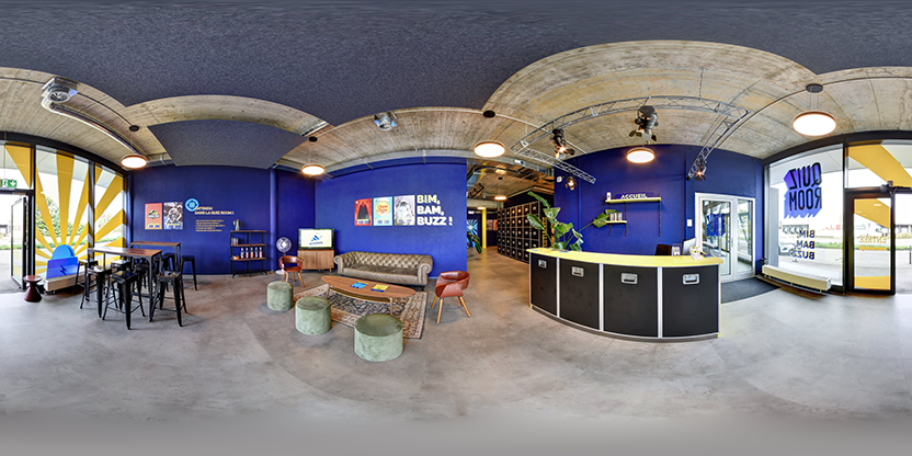 Visite virtuelle 360 de Quiz Room Lausanne - Le Mont-sur-Lausanne