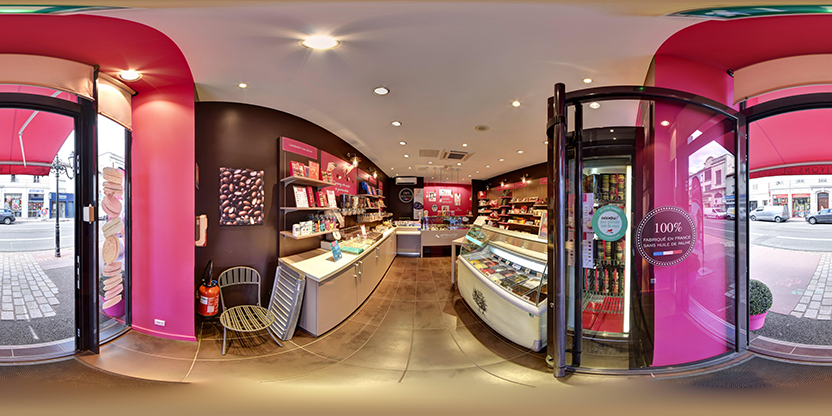 Visite virtuelle 360 de Chocolat de Neuville Lyon Frères Lumière - Lyon