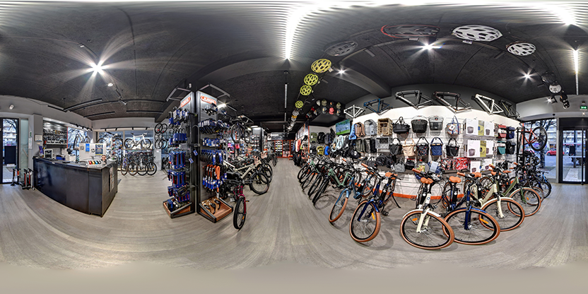 Visite virtuelle 360 de Véléos - Vélos classiques et électriques - Poissy