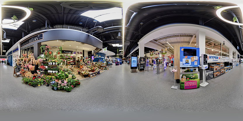 Visite virtuelle 360° de Hyper U - Challans à Challans – Supermarché – Webvisite