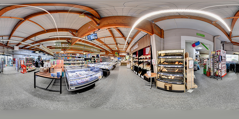 Visite virtuelle 360° de Intermarché Super Roquebrune-Sur-Argens à Roquebrune-sur-Argens – Supermarché – Webvisite