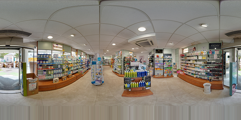 Visite virtuelle 360° de Pharmacie de la poste - La Roche-sur-Yon à La Roche-sur-Yon – Pharmacie – Webvisite