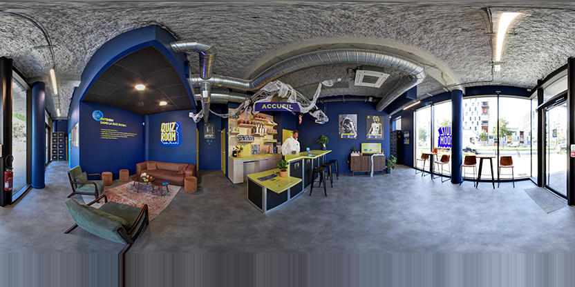 Visite virtuelle 360 de Quiz Room Bordeaux a Bordeaux - Webvisite
