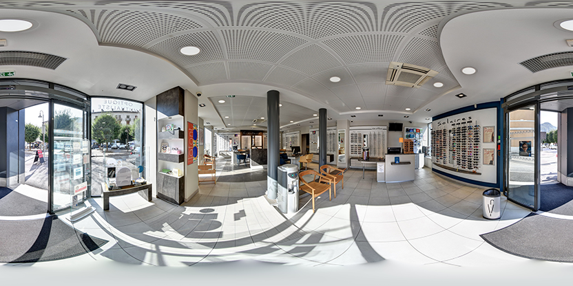 Visite virtuelle 360° de Écouter Voir Amellis à Saint-Claude – Opticien – Webvisite