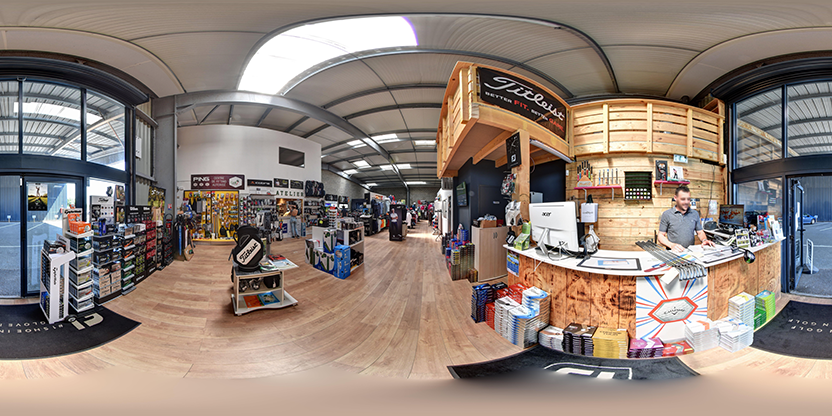 Visite virtuelle 360° de GolfJ-Shop à La Rochelle – Magasin d'articles de sports – Webvisite