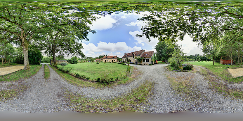 Visite virtuelle 360° de Gîte La Petite Richardière à Baugé en Anjou – Gîte – Webvisite