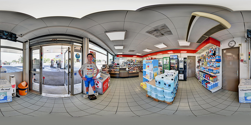 Visite virtuelle 360 de Total Energies - Nîmes