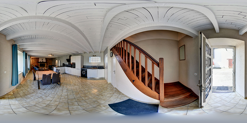 Visite virtuelle 360° de Gite 1 - Gîtes de France à Larmor-Baden – Gîte – Webvisite