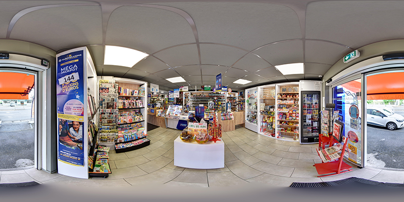 Visite virtuelle 360 de Café de l'Octroi a Mont-de-Marsan - Webvisite