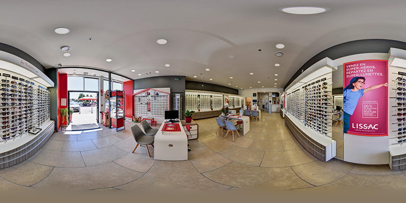 Visite virtuelle 360 de Lissac l'Opticien - Le Péage-de-Roussillon - Le Péage-de-Roussillon
