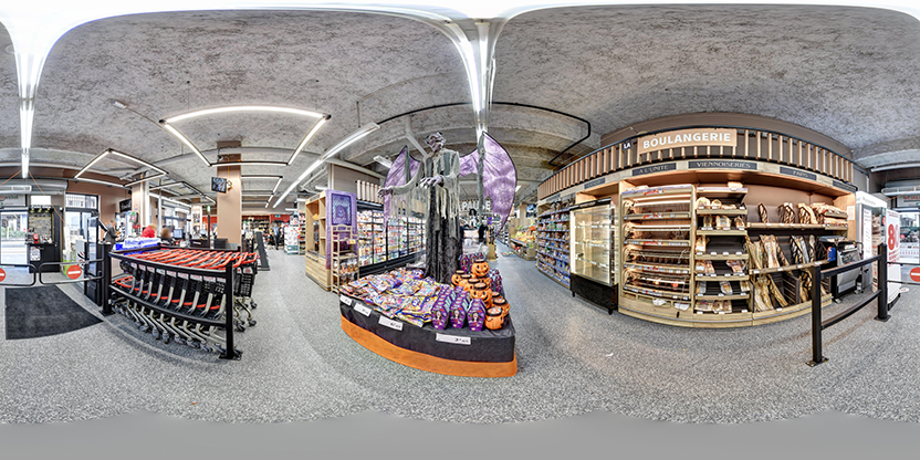 Visite virtuelle 360 de Intermarché EXPRESS Besançon Font Argent - Besançon