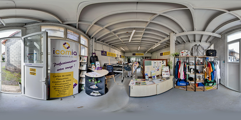 Visite virtuelle 360° de Icomia à Aixe-sur-Vienne – Imprimeur – Webvisite