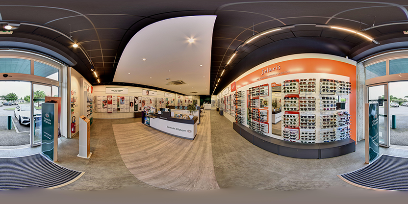 Visite virtuelle 360° de ADC Optique Générale d'optique à Aire-sur-l'Adour – Opticien – Webvisite