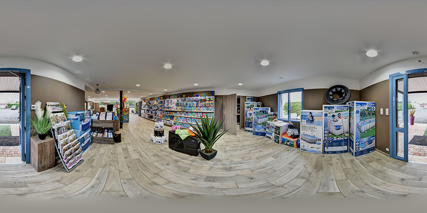 Visite virtuelle 360 de Auger Piscine et Paysage - Piscines Ibiza Poitiers a Vouillé en Nouvelle-Aquitaine - Webvisite